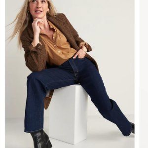 NWT Old Navy High-Waisted WOW Loose Jeans Dark Wash